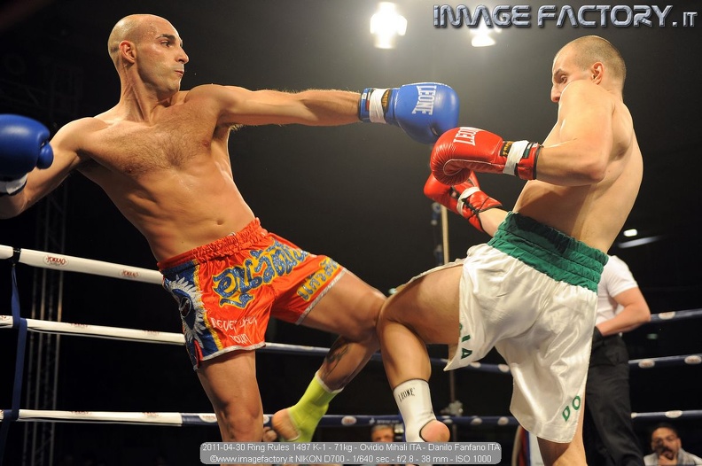 2011-04-30 Ring Rules 1497 K-1 - 71kg - Ovidio Mihali ITA - Danilo Fanfano ITA.jpg